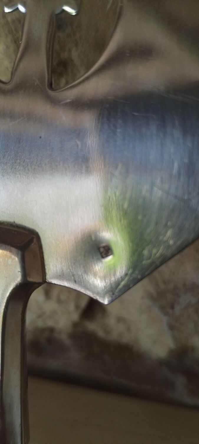 Vintage silver metal pie shovel