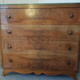 Walnut chest of drawers 1950