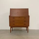 Danish mid-century Secretary by Arne Wahl Iversen teak 60s
