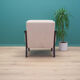 Fauteuil beige, années 1970, design danois, fabriqué au Danemark