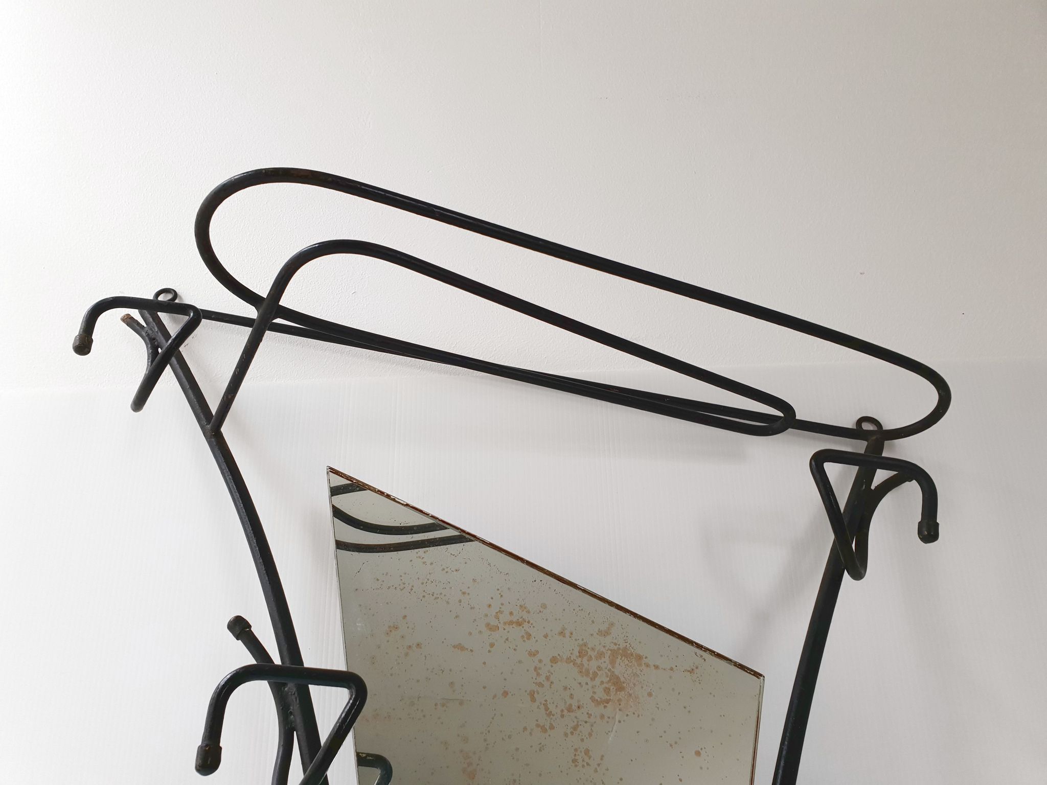 Miroir asymétrique vintage 1950