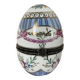 Boîte à bijoux œuf en porcelaine