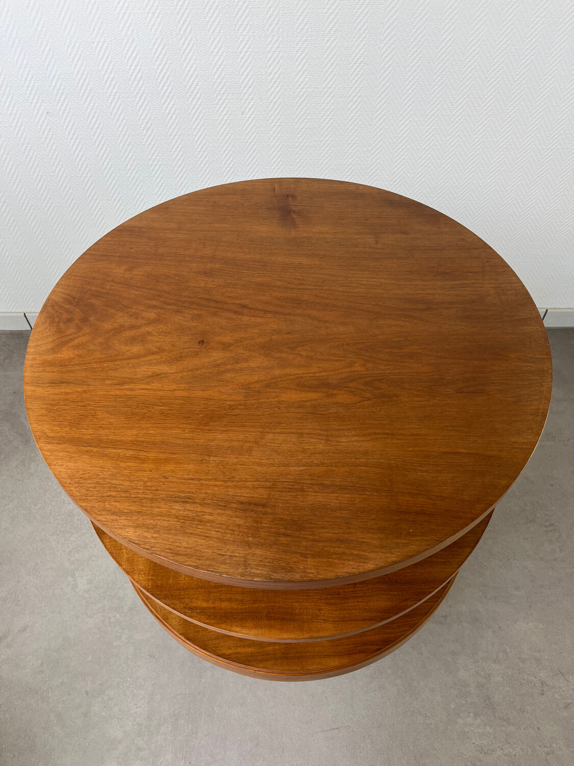 Arkana Maurice Burke, swivel side table with tulip base.