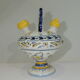 Gargoulette/Glazed terracotta jug/vintage/pitcher