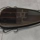 Mid-century modern iron mirror, brutalist, vintage organic, thick sixties.