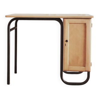 Renovated vintage desk by Jacques Hitier, 1960s.