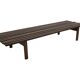 Slatted bench table wenge wood Martin Visser style 60's