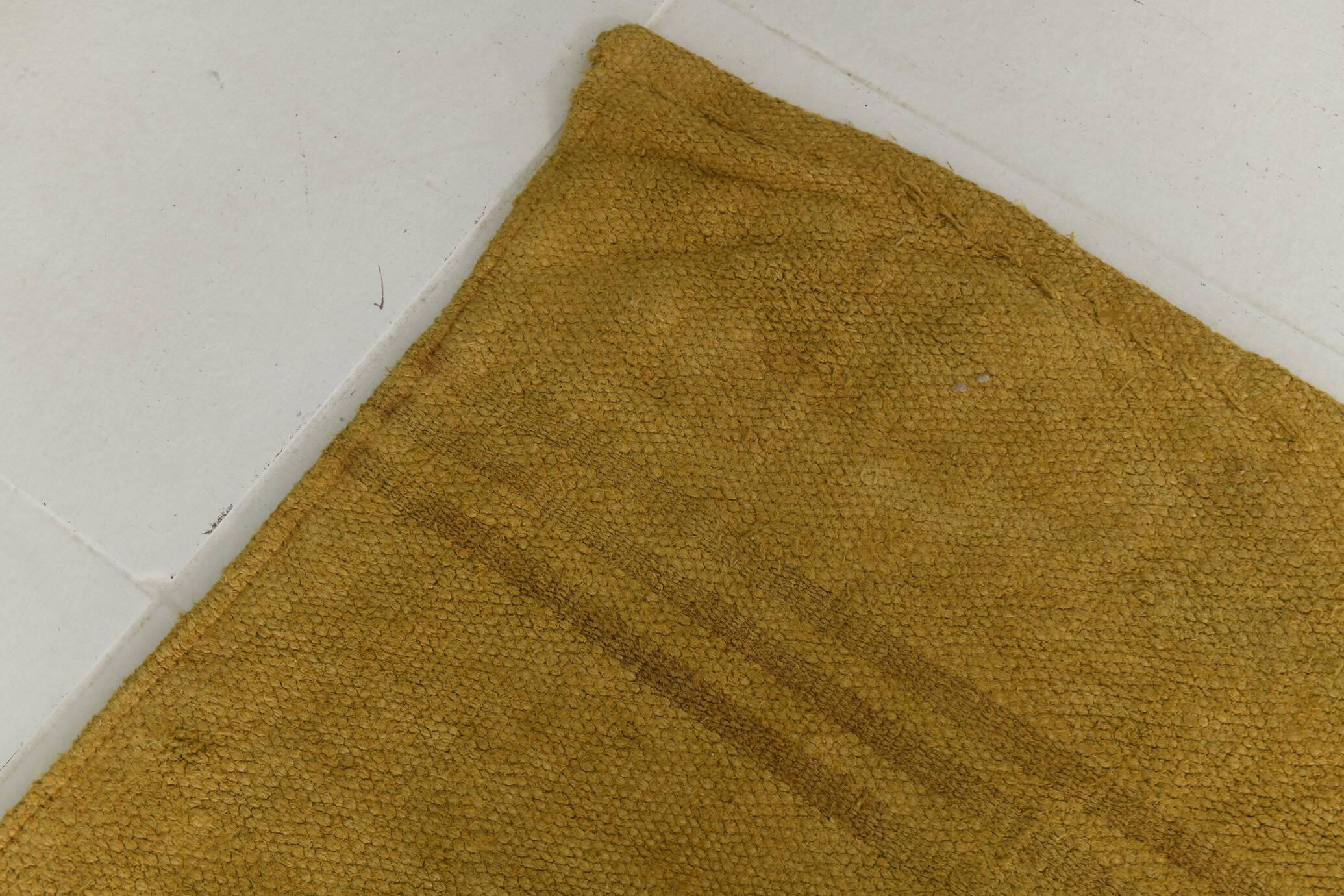 6x9 Mustard Yellow Handwoven Kilim Rug, Area Rug For Home Decor, 168x270 Cm