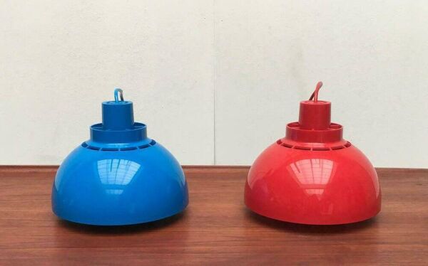 Suspensions Mid-Century Danish Minisol par K. Kewo pour Nordic Solar, années 1960, lot de 2
