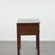 Table basse/console antique anglaise en chêne du XVIIIe siècle