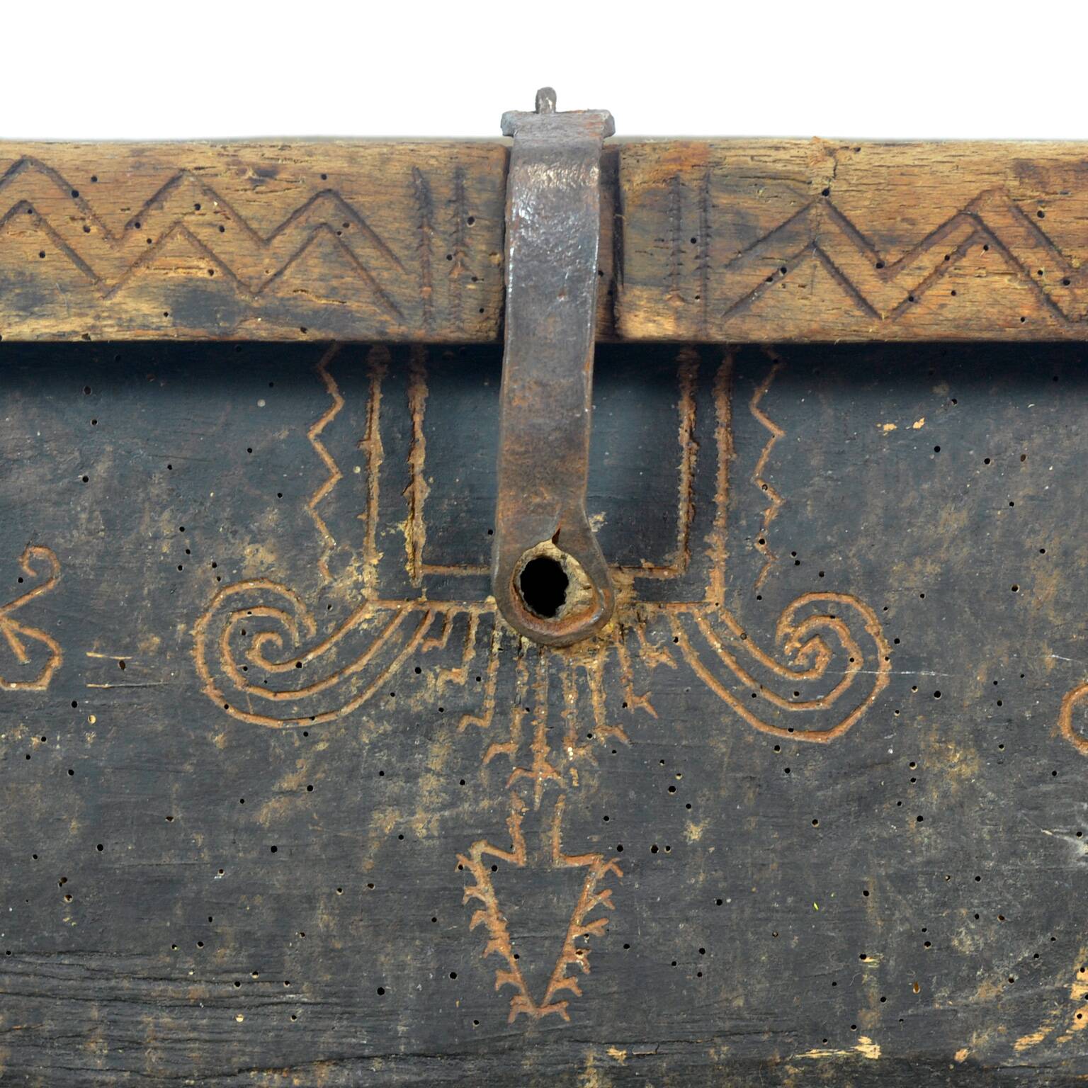Coffre de berger antique, années 1820