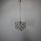 Mid-Century Glass Pendant by Kamenicky Šenov, 1960s, Czechoslovakia