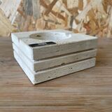 Travertine ashtray by Cerri Nestore