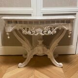 Console en bois sculptée