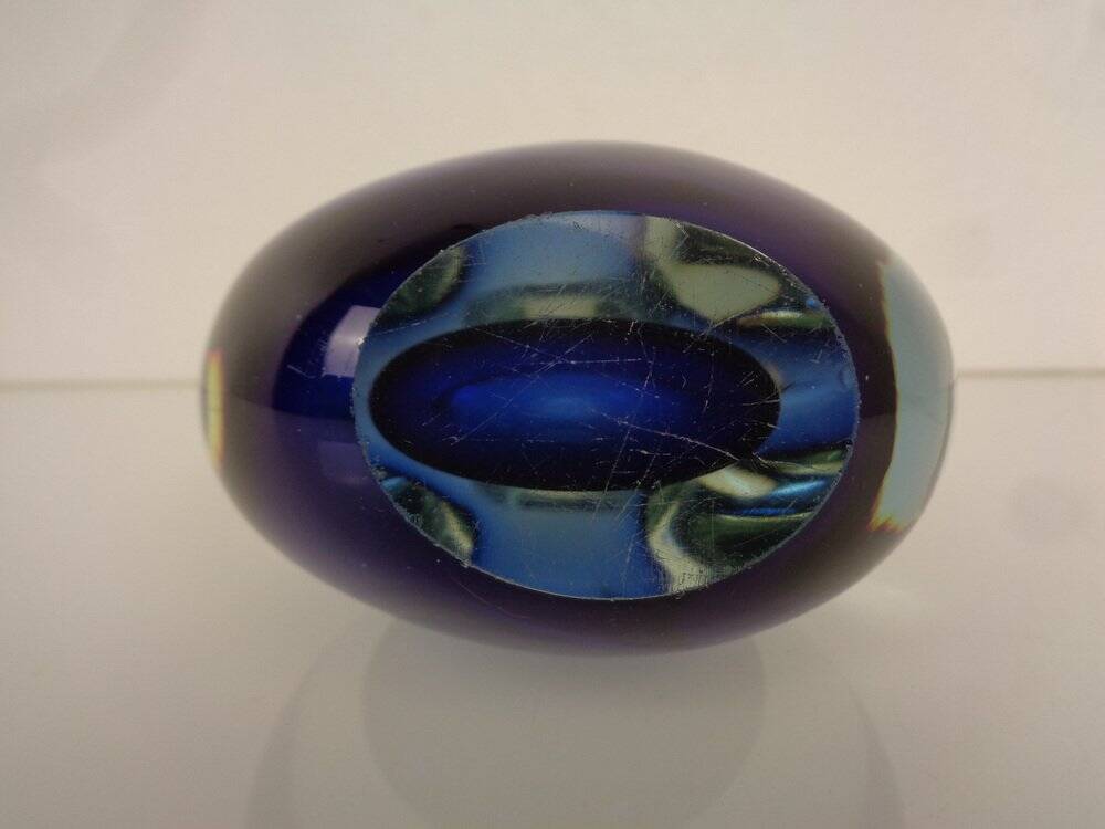 Murano Sommerso Glass Vase, Italy, 1960s