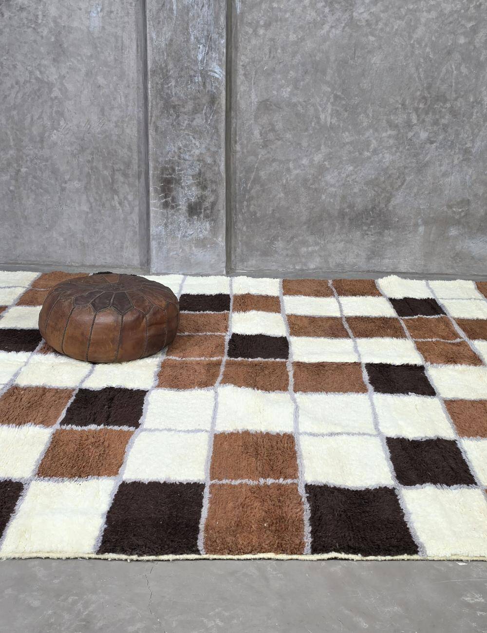 Moroccan Checkerboard Rug - 300 x 259 cm
