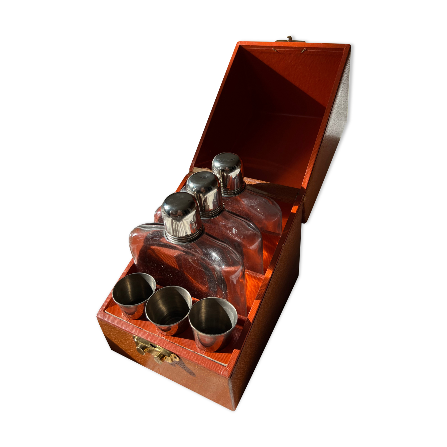 Leather liquor cellar