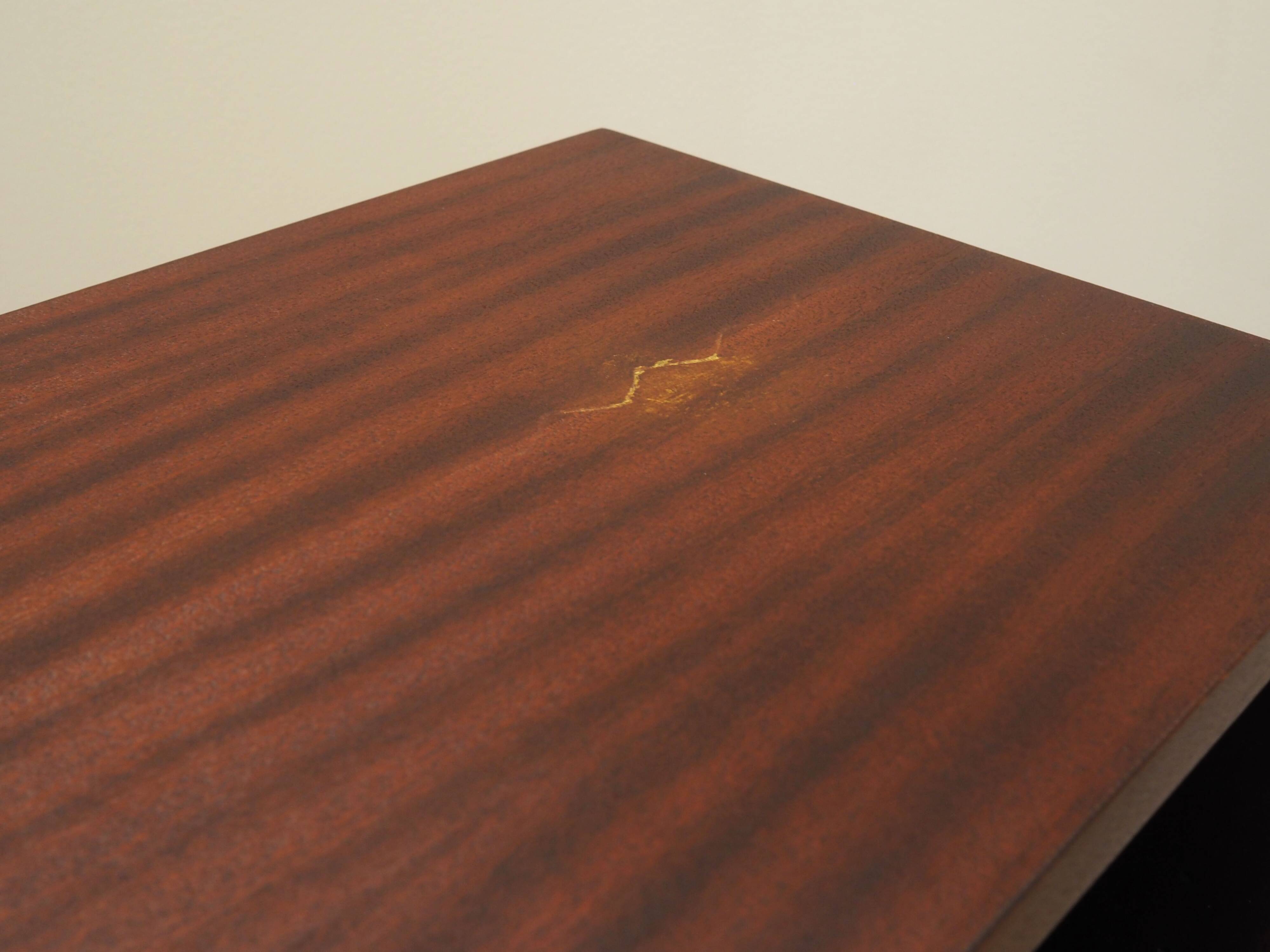 Mahogany bookcase, Danish design, 1970s, manufacturer: Omann Jun