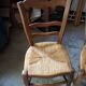 4 chaises paillées