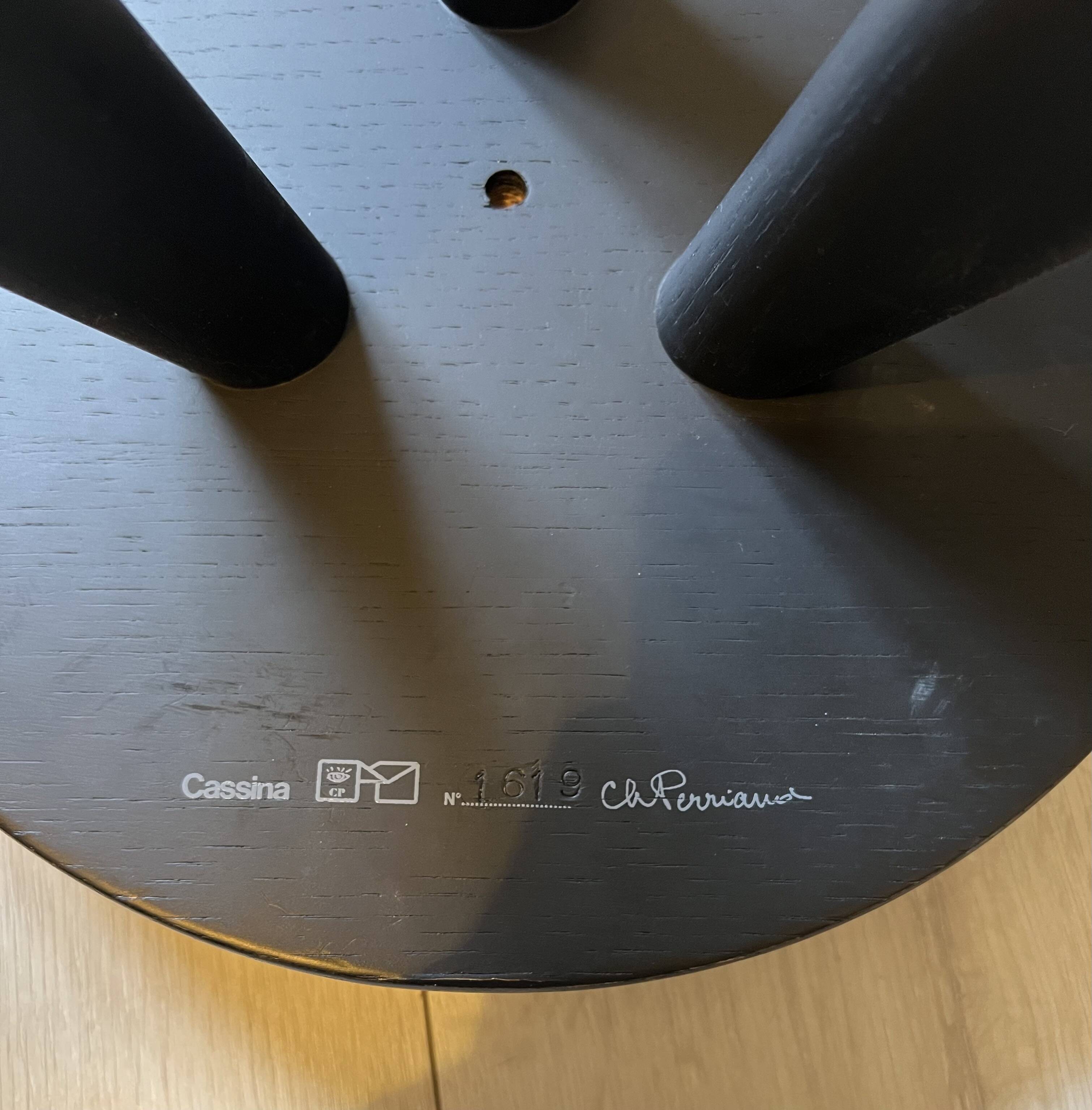 Meribel stool by Charlotte Perriand for Cassina