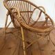 Armchair basket adult rattan year 50