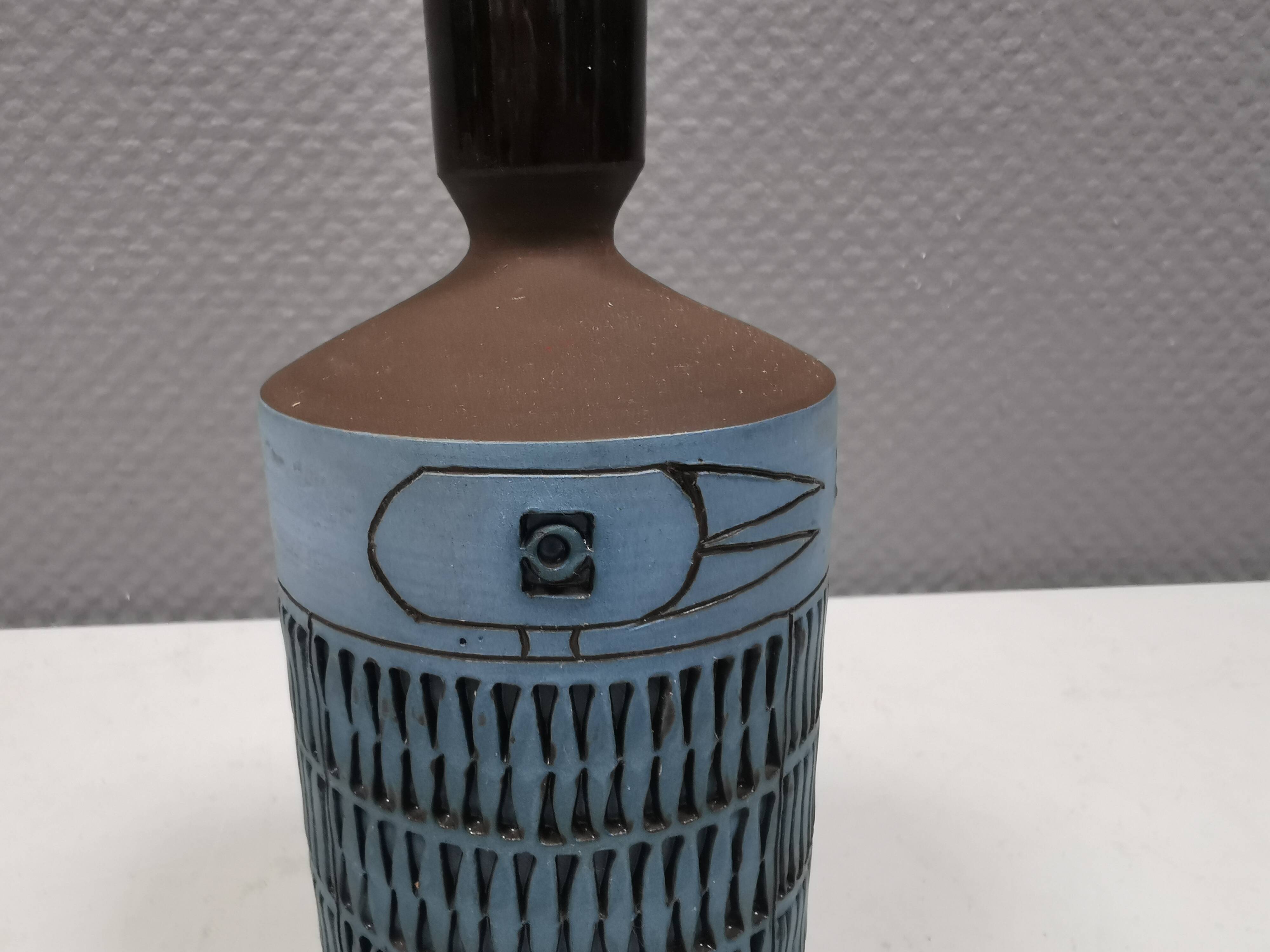 Vase by Tomas Anagrius for Allingsås Ceramics 1960s Sweden.