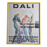 Dali exhibition poster, Galerie de la Colombe, Vallauris 1984 framed