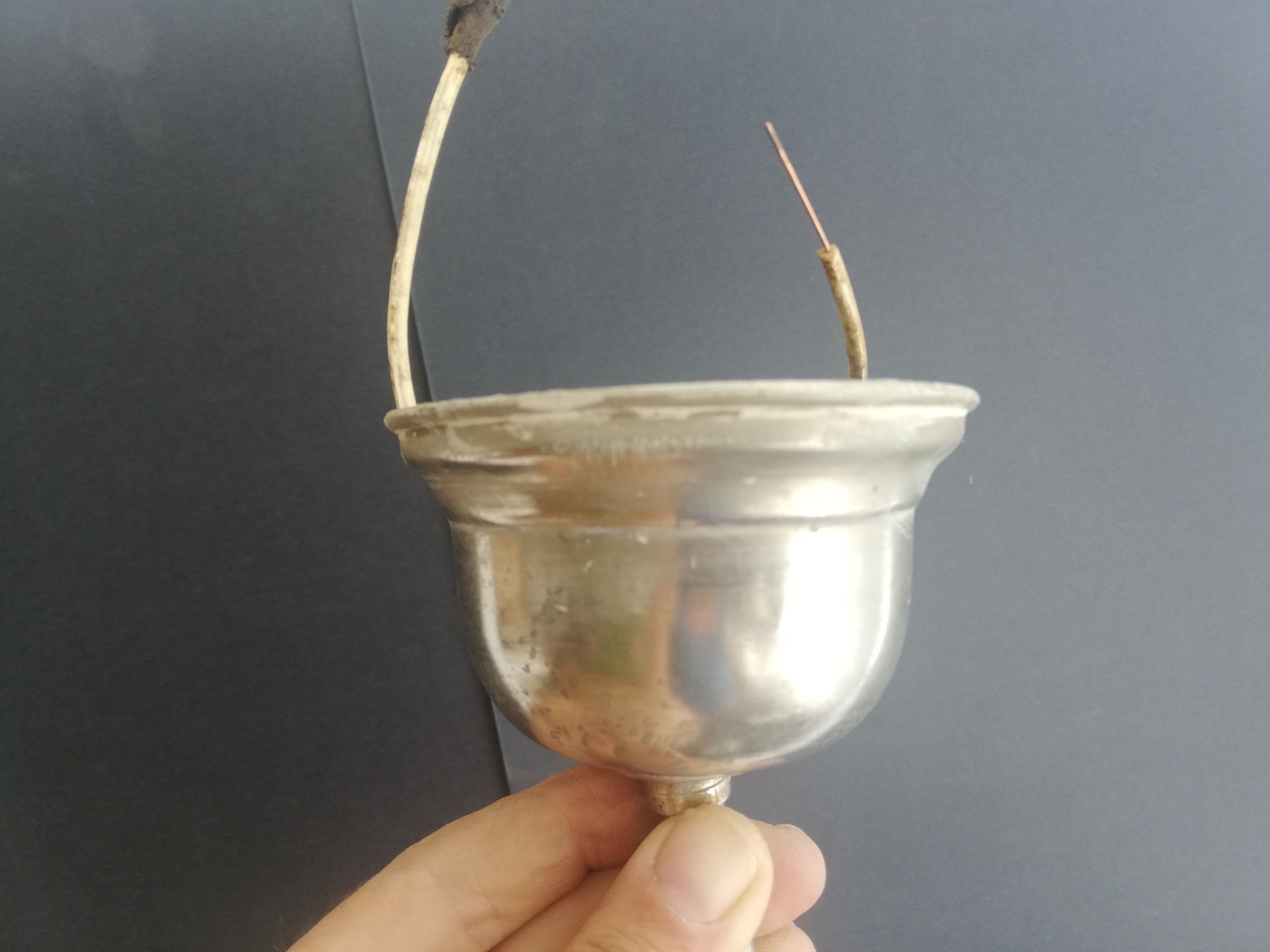 Mid century modern ceiling lamp 40s pendant glass ball