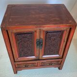 Chinese cabinet laqué red