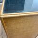 Rattan and bamboo desk