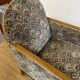 Vintage Art Deco club chair in curved wood