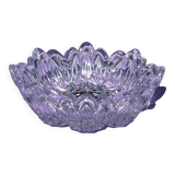 Small ashtray in cut crystal with facets