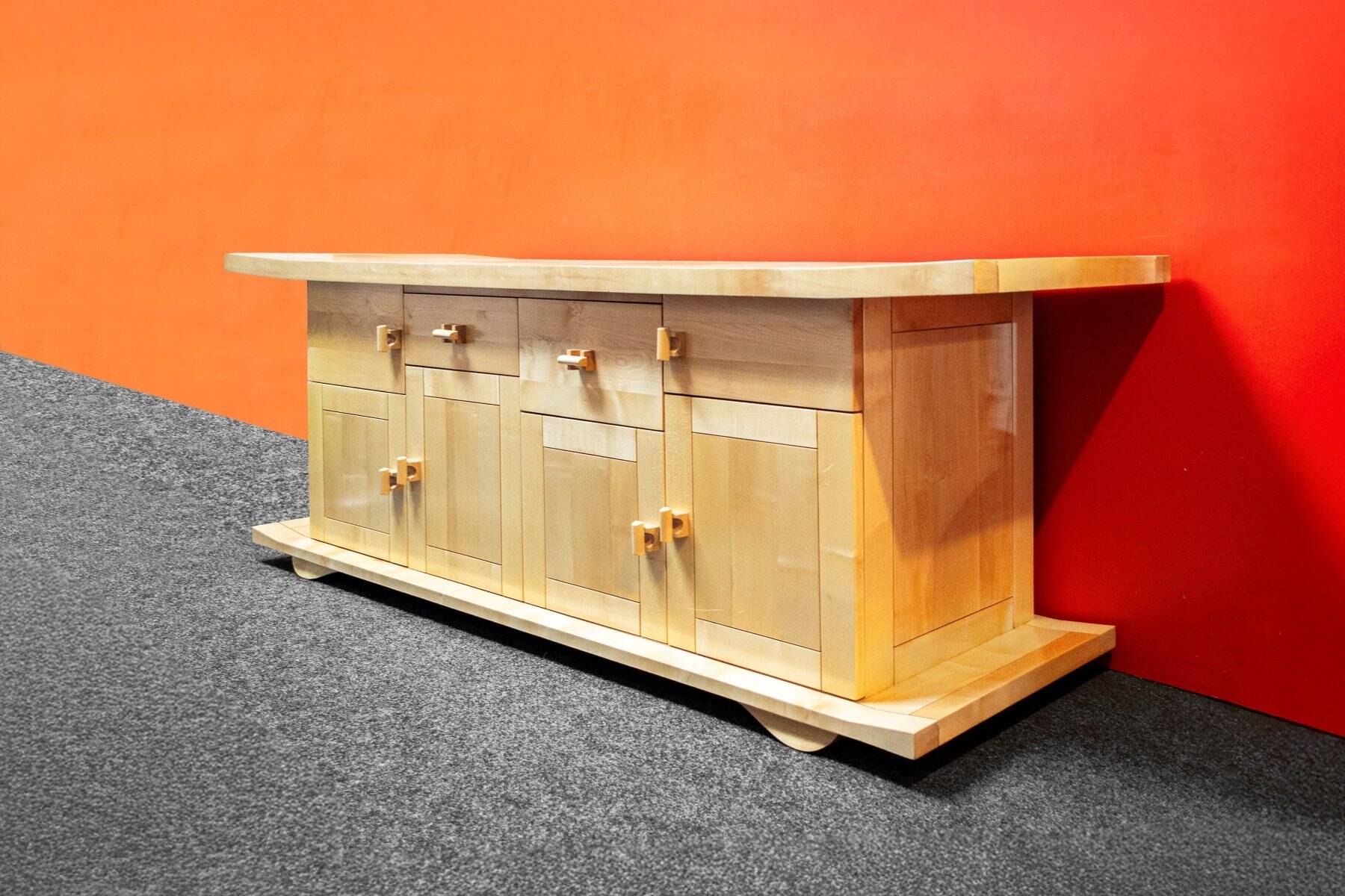 Vintage credenza in steel, Italia, anni '60
