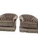 Ensemble de 2 fauteuils vintage / fauteuils / sièges avec franges