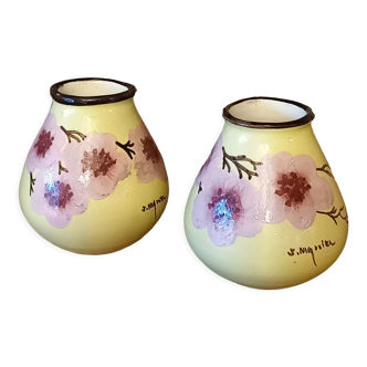 Pair of vases Jérôme Massier Vallauris