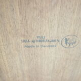 Table basse en teck par Henning Kjærnulf pour Vejle Mobelfabrik Danemark années 1960