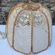 Rattan flower suspension and hook