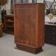 Art Deco mahogany wardrobe, signed A. Bicchierini, 1940s.