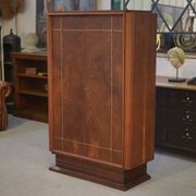 Armoire Art Déco en acajou mobilier d’art signé A. Bicchierini 1940’s