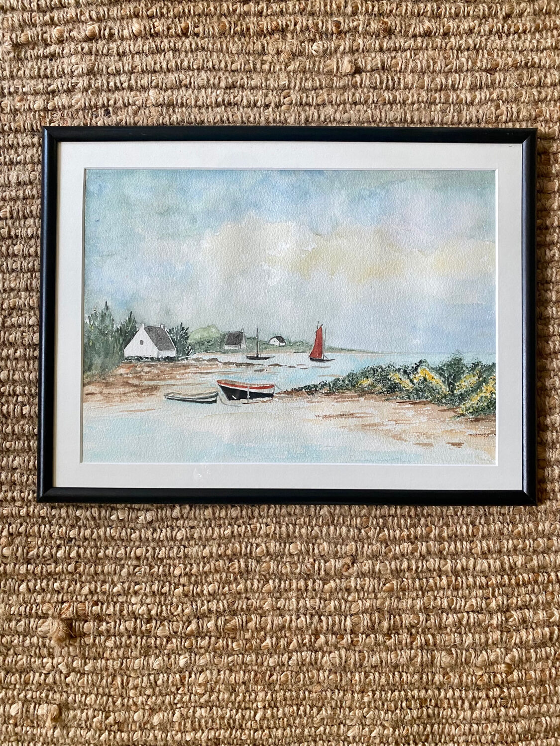Aquarelle paysage de Bretagne