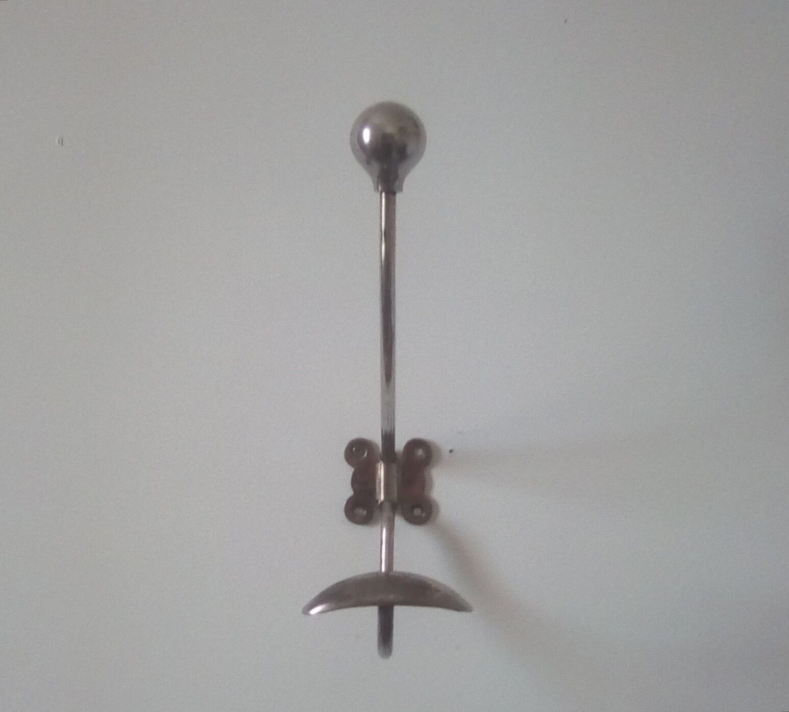 Vintage steel patère 60s/70s