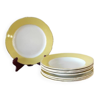 Set of flat and deep plates Lunéville
