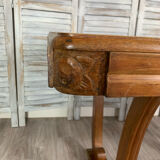 Art Deco oak table with extension 1920