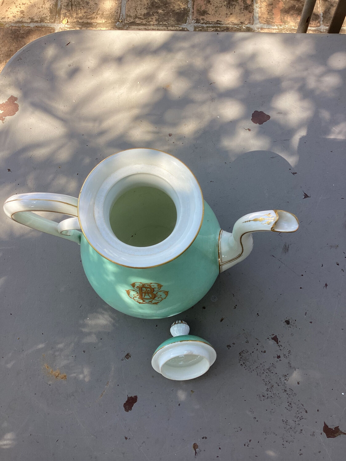 Porcelain teapot