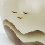 Virebent porcelain lens vase Yves Mohy