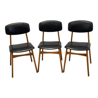 Lot de 3 chaises design style scandinave