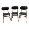 Lot de 3 chaises design style scandinave