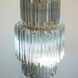 Vintage Italian chandelier in Murano glass (70s)
