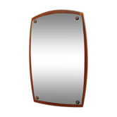 Miroir vintage scandinave en teck