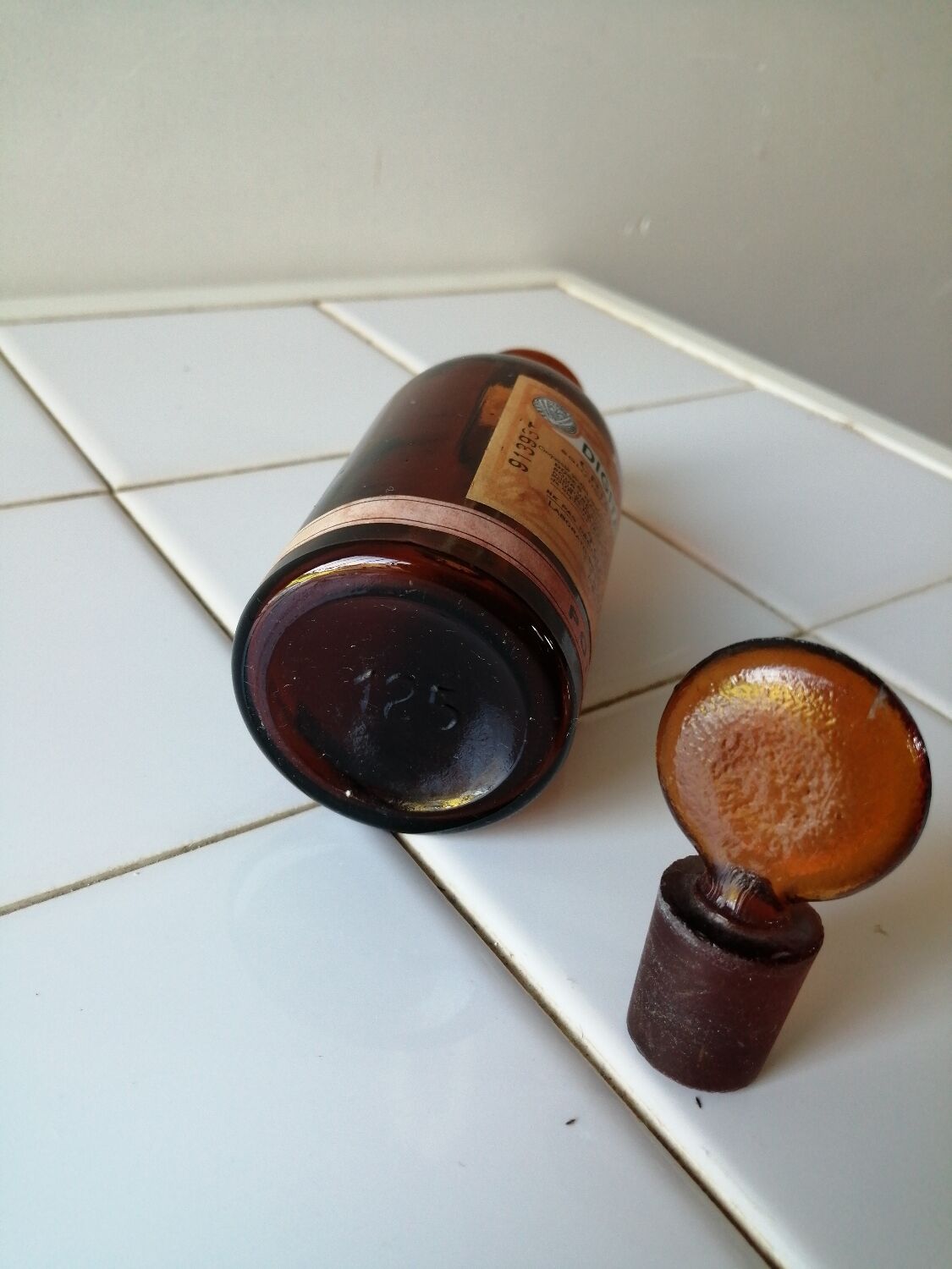 Digitaline apothecary bottle